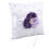 Purple Wedding Ring Pillow Holder 20x20cm 1
