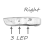 3 LED Light Lens Side View Mirror Turn Signal Light for Kia Right 7
