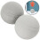 2Pièces Boules De Mousse Sèche Grise Pour Fêtes Mariages 4