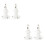4 Pcs Video Camera Universal White 6