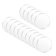 75 Pcs Clear Acrylic Discs Round Sheets Circle Blanks