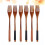 Senseth Wooden Fork Set For Dining And Dessert 3