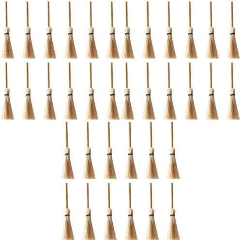 60 Pcs Mini House Broom DIY Handicraft Model 2