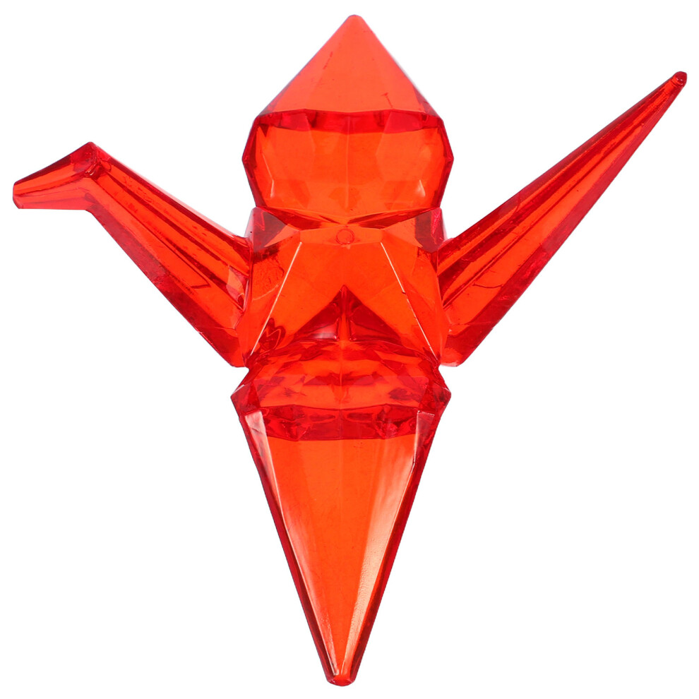 Solustre Children's Ornaments Large Animal Figurines Origami Crane Statue