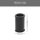 2Pièces Protections Microphone En Caoutchouc Noir Durable 2