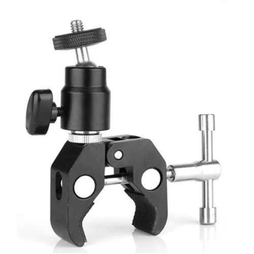Super Clamp with 360 Mini Ball-Head Quick Release Clamp Bracket 2