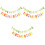 3 Pieces Summer Holiday Decoration Cactus Banner 2pcs 3