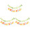 3 Pieces Summer Holiday Decoration Cactus Banner 2pcs 2