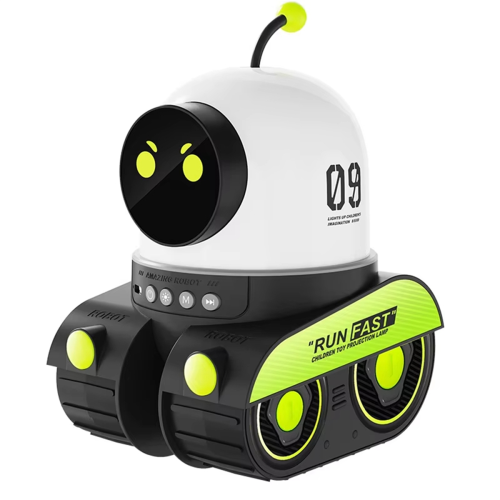 Star Projector Night Light,Cartoon Robot Car Projection Lamp Gift