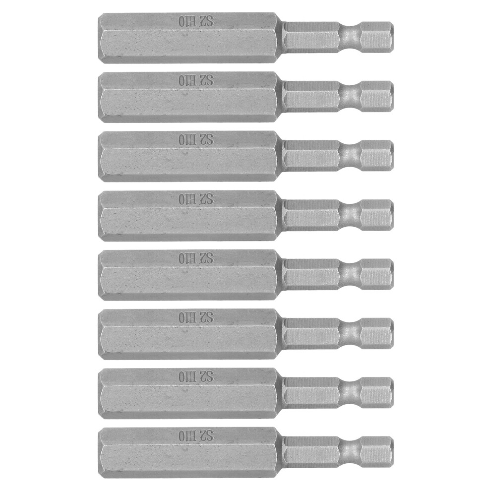 8pcs 10mm Screwdriver Bits Hex Scoket High