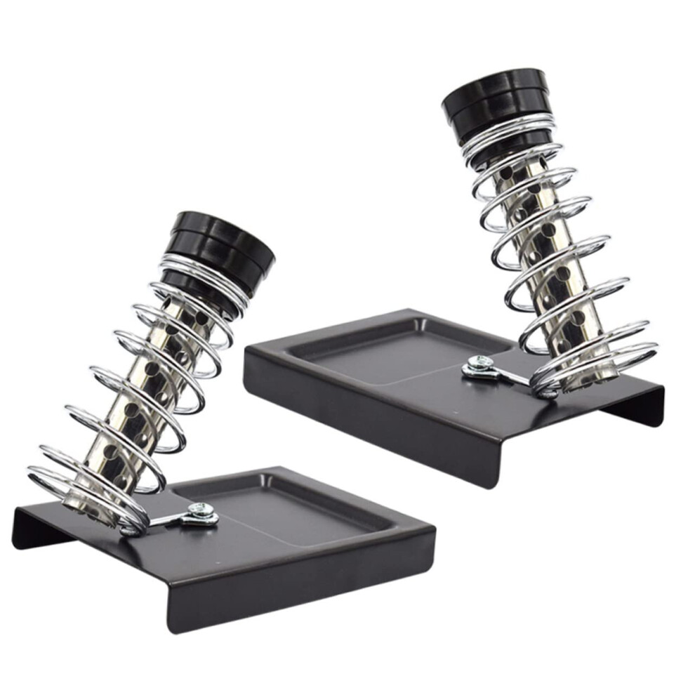Heavy Duty Solder Iron Holder Stand 2Pcs Spring Support For Soldering Station Tools, Adjustable Metal Design 6447073454509