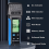 Wall Moisture Meter Auto Alert Rechargeable Moisture Meter 4-in-1 4