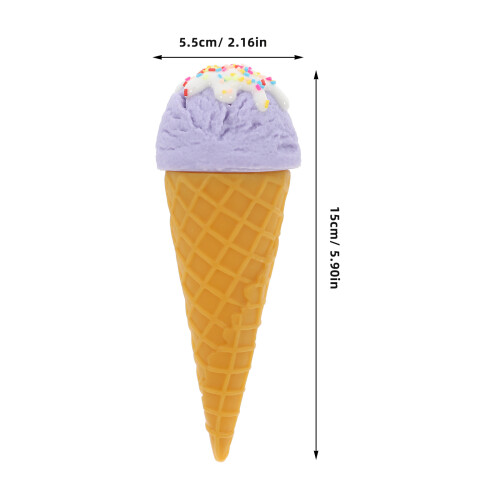 künstliche eistüte, lavendel dessert-replikat für deko & display 2