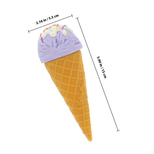 künstliche eistüte, lavendel dessert-replikat für deko & display 1