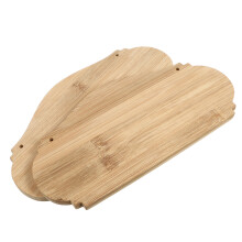 Bamboo Signs Wood Color Bamboo 2pcs 9.8x4.9x0.4in