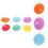 24 Pcs Glass Charms For Drinks Drinking Accessories Umbrella Shape 4