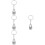 4pcs Urn Key Chain Pendant Mini Container Pet Ornament 6