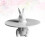 Rabbit Cake Rack Ceramic 20x20x16cm 2
