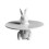 Rabbit Cake Rack Ceramic 20x20x16cm 1