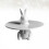 Rabbit Cake Rack Ceramic 20x20x16cm 3