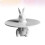 Rabbit Cake Rack Ceramic 20x20x16cm 5