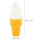 3pcs Simulation Ice Cream Cone Pvc, Plastic Crispy Skin 2