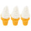 3pcs Simulation Ice Cream Cone Pvc, Plastic Crispy Skin 5