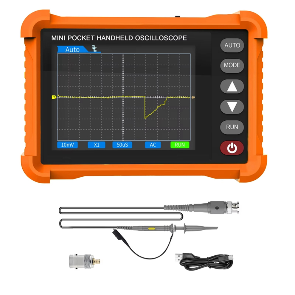Merkkitã¶N Handheld Digital Oscilloscope,2.5Ms/S Real Time Sampling Rate