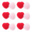 24pcs Colored Felt Hearts Decorations Photo Props 3