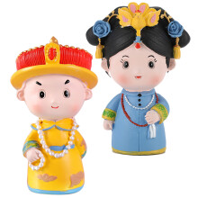 4Pcs Traditional Chinese Miniature Statue Cupcake Ornament