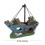 Resin Small Aquarium Decor Shipwrecks Fish Tank Accessories 2