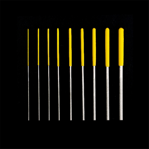 10pcs Diamond Cylindrical File 1mm-5.8mm Small Diameter Reaming File 1
