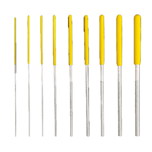 10pcs Diamond Cylindrical File 1mm-5.8mm Small Diameter Reaming File