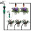 Garden Irrigation System. 30m/98ft Micro Drip Irrigation Kit Automatic Adjustable Watering Tool with Timer 5