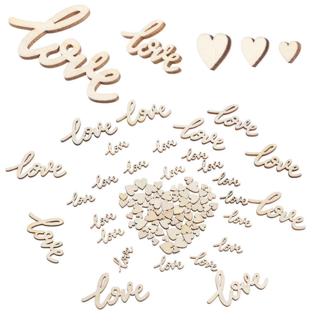 100 Pcs Card Boxes Engagement Party Decorations Love Wood Chips Lovers-image-OPC-PKBZJ77-NEW