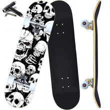 Anyfun Pro Complete Skateboards para principiantes para nios nios nios jvenes adolescentes Adultos 31 ""x8"" ""tablas de skate 7 capas canadiense do