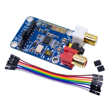 I2S ADC Master Slave Mode Development Board Support 3.5MM/RCA Input