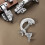 Raindrops 3 Pcs Stage Light Hook Work 12.00x8.50x1.80cm Silver 3