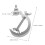 Raindrops 3 Pcs Stage Light Hook Work 12.00x8.50x1.80cm Silver 2