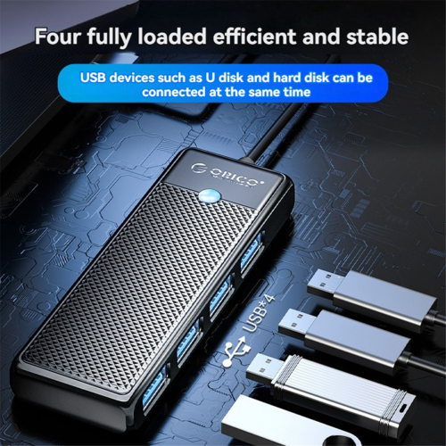 ORICO 4-v-1 USB 3.0 Hub Splitter 5 Gbps pre PC/notebook 1