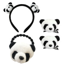 Cute Animal Headbands Hair Band White 4pcs