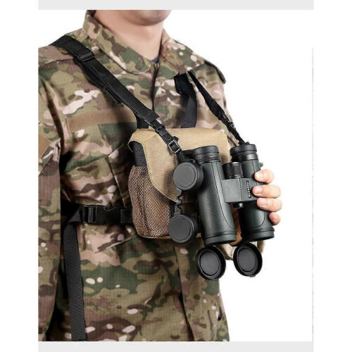 Eyeskey universal binocular bag/case with harness durable portable binoculars camera chest pack bag 1