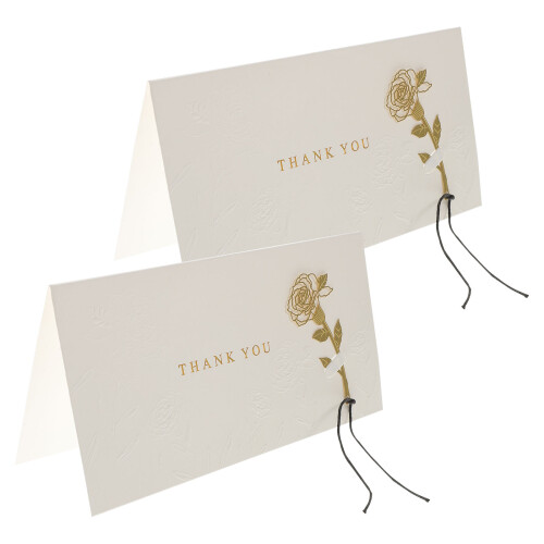 4 Pcs Blank Greeting Thank You