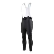 Men's Cycling Bib Tights with Back Pocket, High-Density Padding, Polyester, XX-Large, Black/Gray