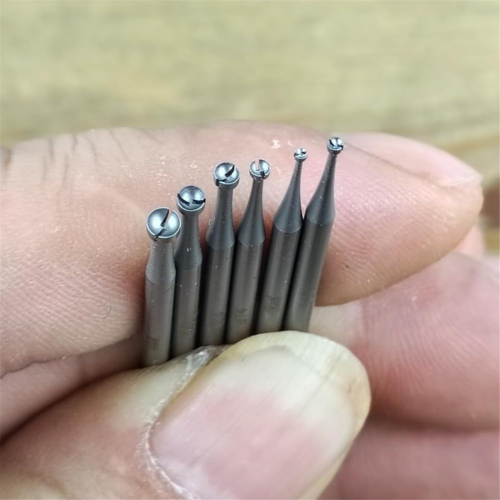 6Pcs Open Mouth Cup Burr - Jewelry Setting Cup Burs Wire Rounder Bits 1