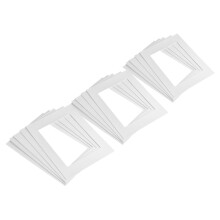 Picture Mat Board Paper 15pcs Rectangular 9.9x7.9x0.04in