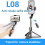 L08 Gimbal Tripod Selfie Stick Bluetooth Handheld Stabilizer Black 2