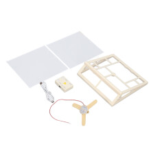 Miniaturhaus-Dachset, Staubdichtes 3D DIY Plastikkunstwerk