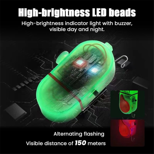 Fishing Bite Alarm with LED Light,Fish Bite Alarm Sound Bite 6PCS 2