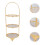 Tier Cake Stand With Round Shape Golden Iron And Ceramic 1set 6
